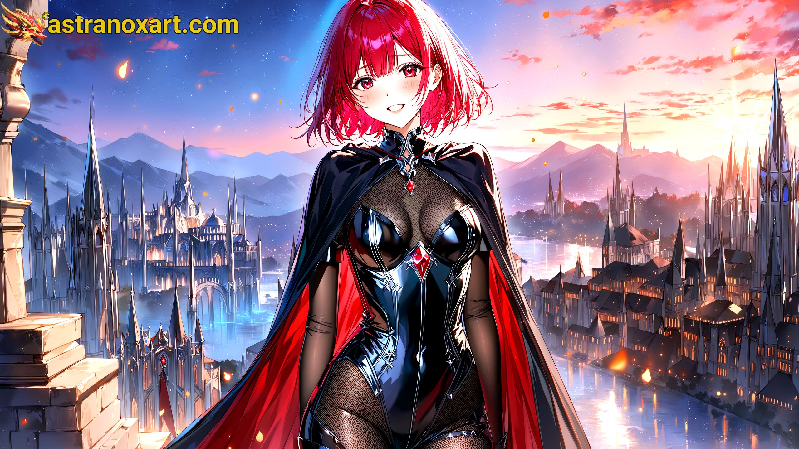 Amazing Young Female  at  - Download Free 4K Wallpaper Fantasy wallpaper with  Eyes and  Hair.