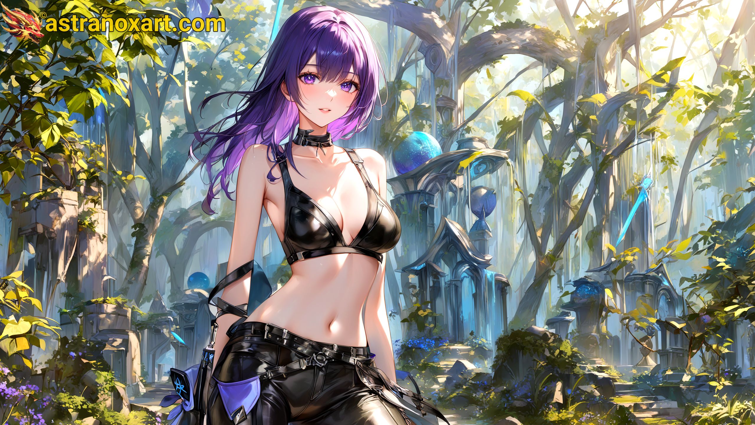 Amazing Young Female  at  - Download Free 4K Wallpaper Fantasy wallpaper with  Eyes and  Hair.