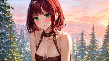 Female unknown wallpaper displays a pleasant view , she has unknown eyes and medium unknown hair - Free Fantasy Wallpaper - Astranox Art