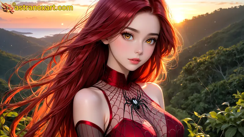 Amazing Young Female  at  - Download Free 4K Wallpaper Fantasy wallpaper with  Eyes and  Hair.