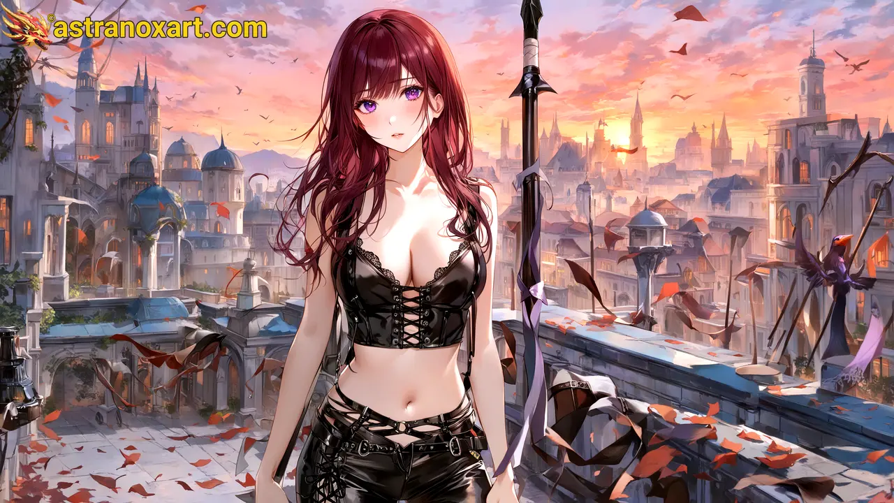 Amazing Young Female  at  - Download Free 4K Wallpaper Fantasy wallpaper with  Eyes and  Hair.